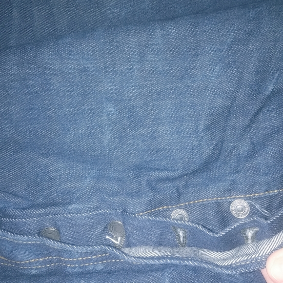 Levis 501 Mens 54x30 Dark Wash Straight Button Fly  Jeans - Picture 5 of 15